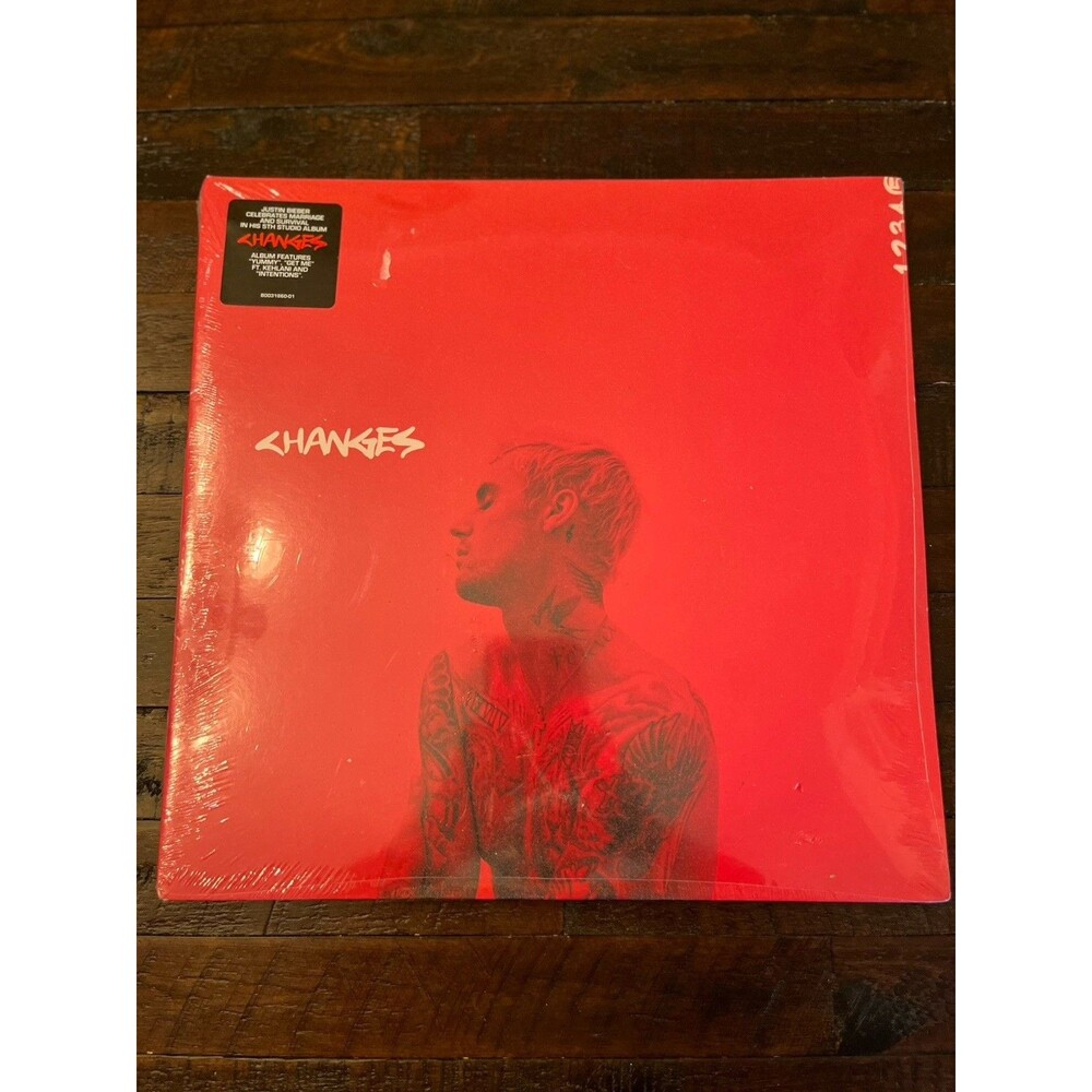 Justin Bieber - Changes (2020) [SEALED] 2-LP RED Colored Vinyl • Yummy